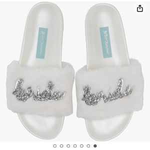 Betsy Johnson Bride slides